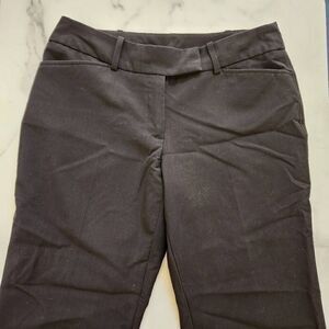 George 8p womens black bell bottom dress pants flared 32.5" waist